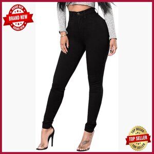 High Waist Skinny Jeans Butt Lifting Denim Pants Stretch Ankle